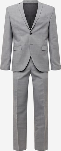 JACK & JONES Slim fit Suit 'Solaris' in Grey: front