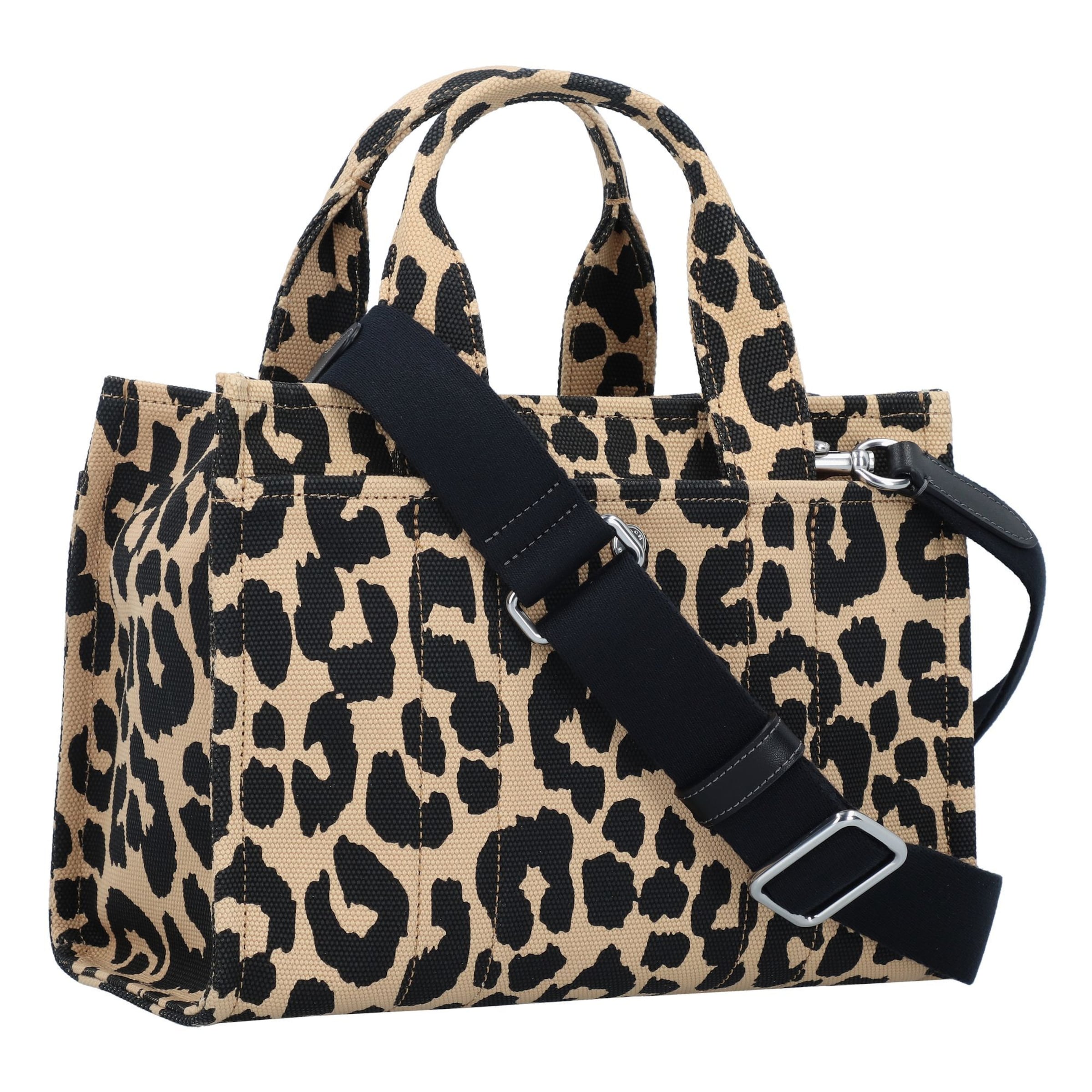 COACH Handtasche 'CARGO TOTE BAG 26 WITH LEOPARD PRINT' in Braun