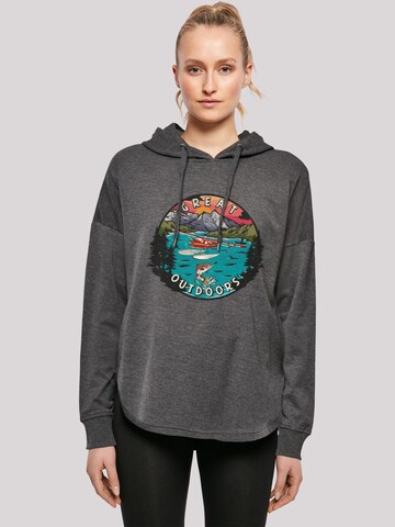 F4NT4STIC Sweatshirt 'Great Outdoors' in Grau: predná strana