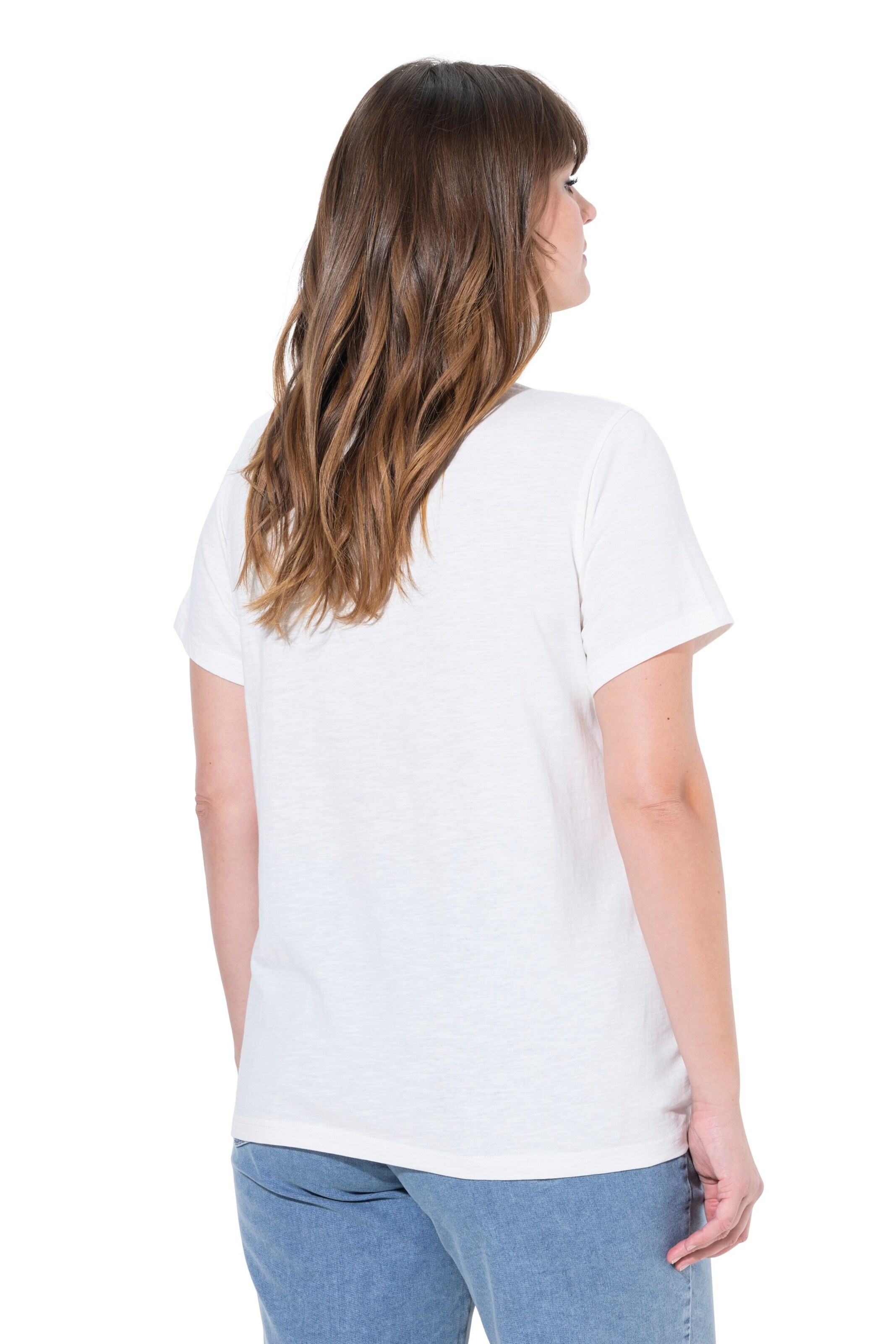 Ulla Popken T-Shirt in Weiß