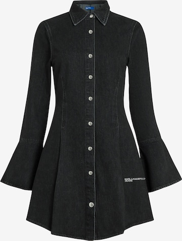 Abito camicia di KARL LAGERFELD JEANS in nero: frontale