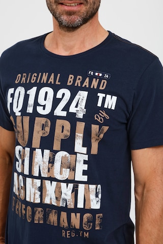 FQ1924 T-Shirt 'WERNO' in Blau