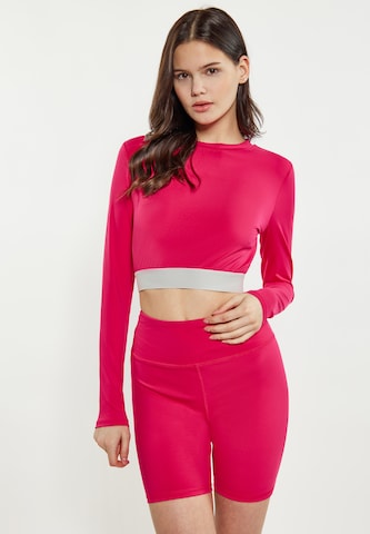 myMo ATHLSR Functioneel shirt in Roze: voorkant