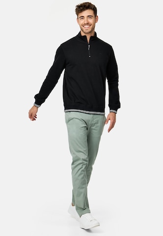 INDICODE JEANS Sweatshirt ' Nate ' in Black