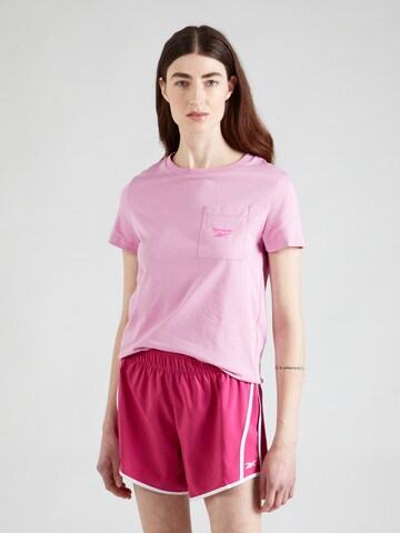 Reebok Shirt 'IDENTITY' in Pink: front
