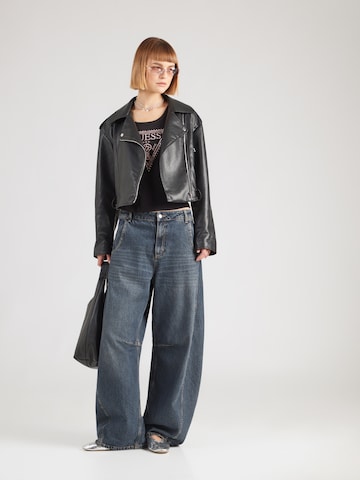 GUESS Top 'SAVINA' w kolorze czarny