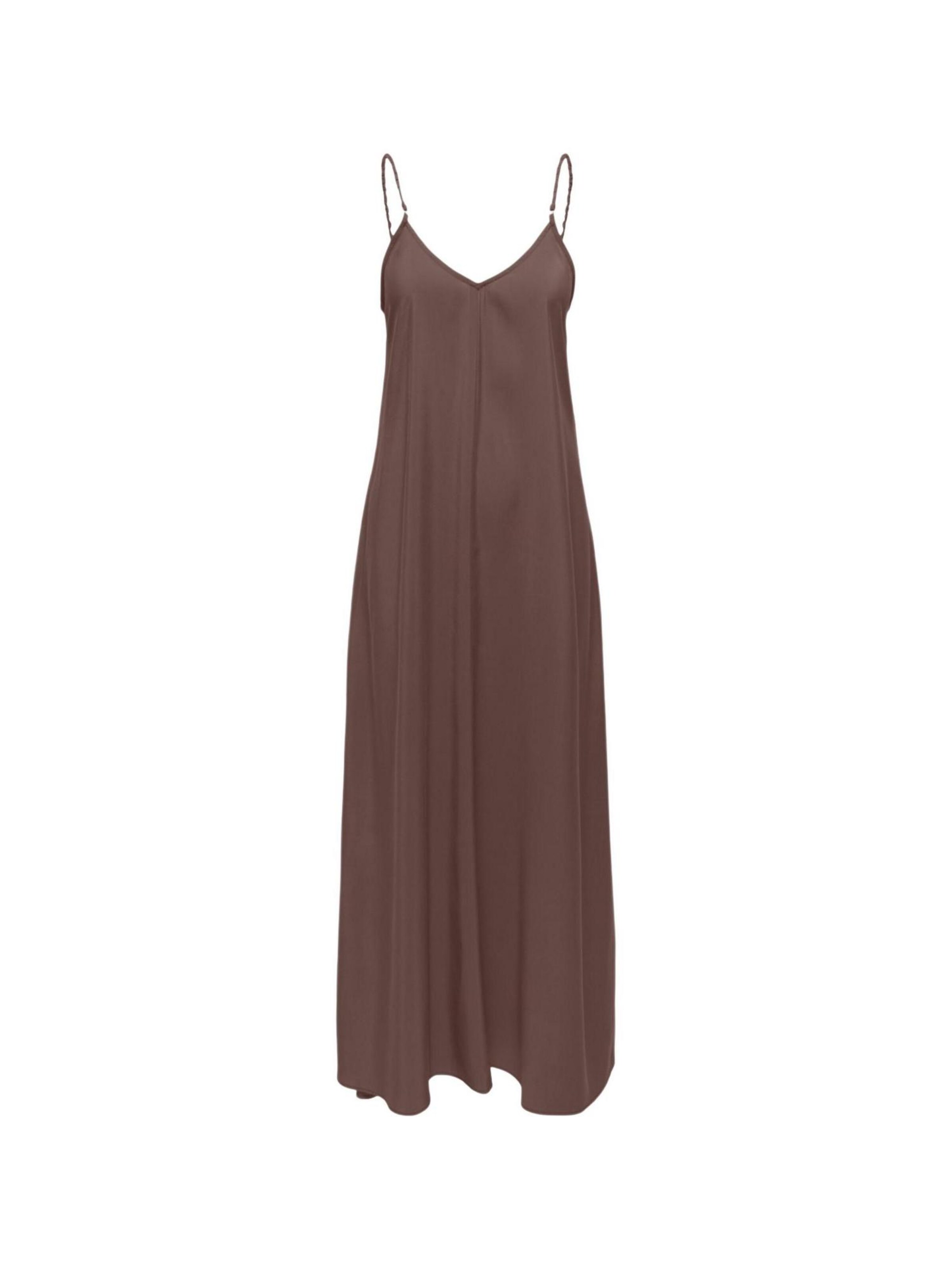 Abito 'Onlmadeli Oaklyn Strap Long Dress Wvn 15371094' di ONLY in marrone