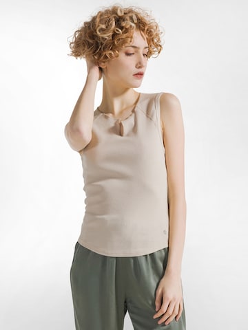 Top di DEHA in beige: frontale