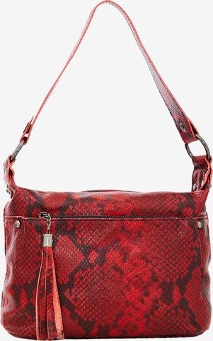 faina - Bolso de hombro en rojo: frente