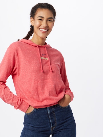 NIKE Sportief sweatshirt in Rood