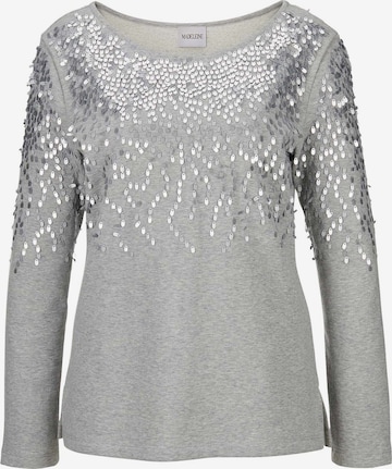 Sweat-shirt MADELEINE en gris : devant