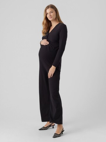 Tuta jumpsuit 'RYLAN' di MAMALICIOUS in nero: frontale