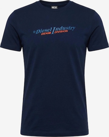 DIESEL Shirt 'T-Diegor New Industries' in Blau: Vorderseite