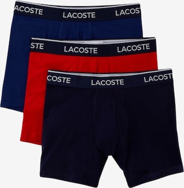 LACOSTE Boxerky – modrá: přední strana