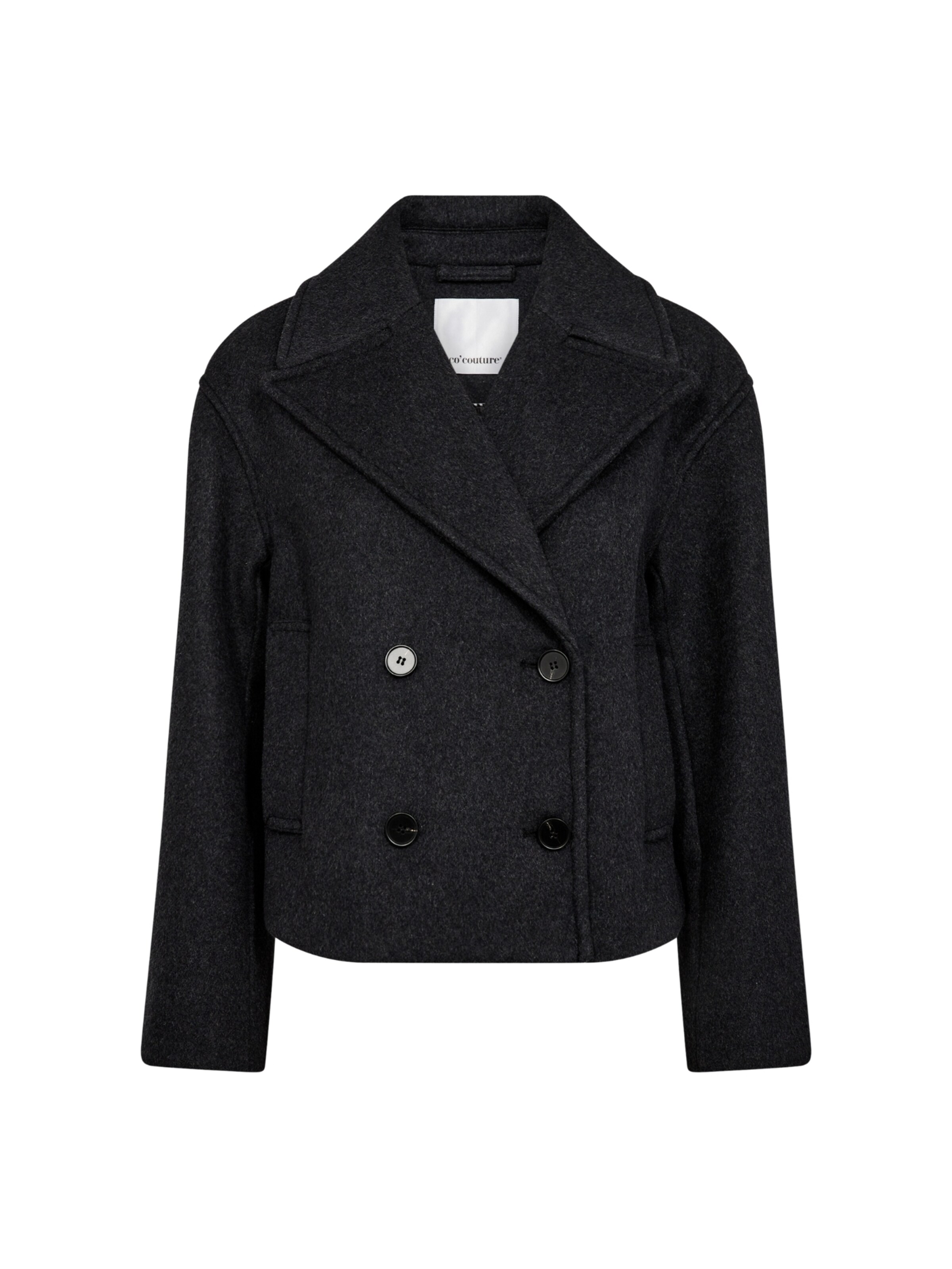 co'couture Välikausitakki 'Merla' värissä harmaa: etupuoli