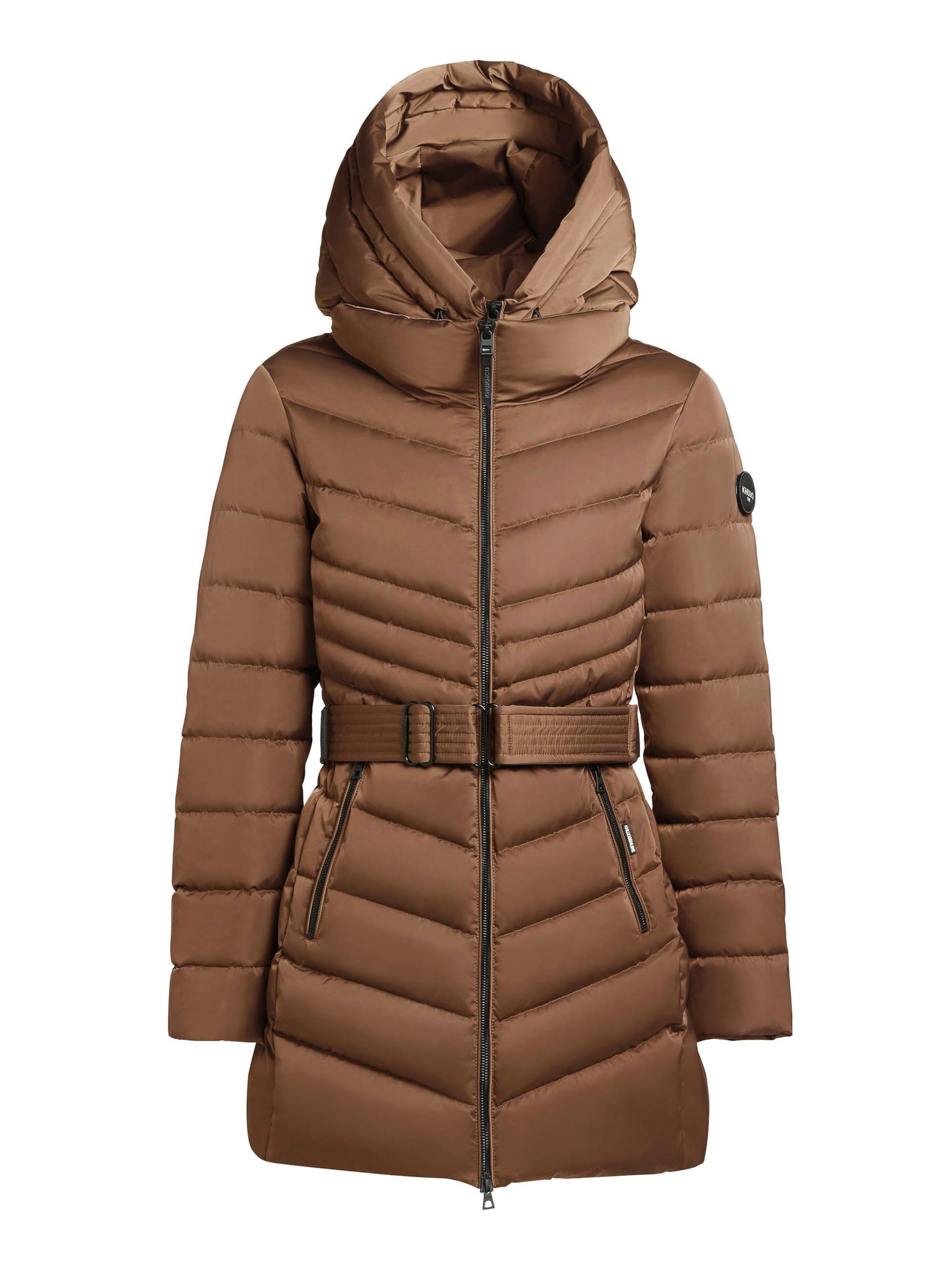 Cappotto invernale 'Kina' di khujo in marrone: frontale