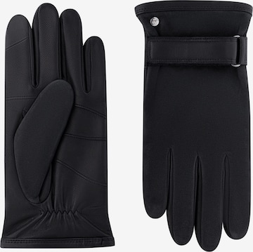 Roeckl Vingerhandschoenen 'Bregenz' in Zwart: voorkant