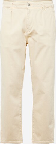Regular Pantalon chino Denim Project en beige : devant