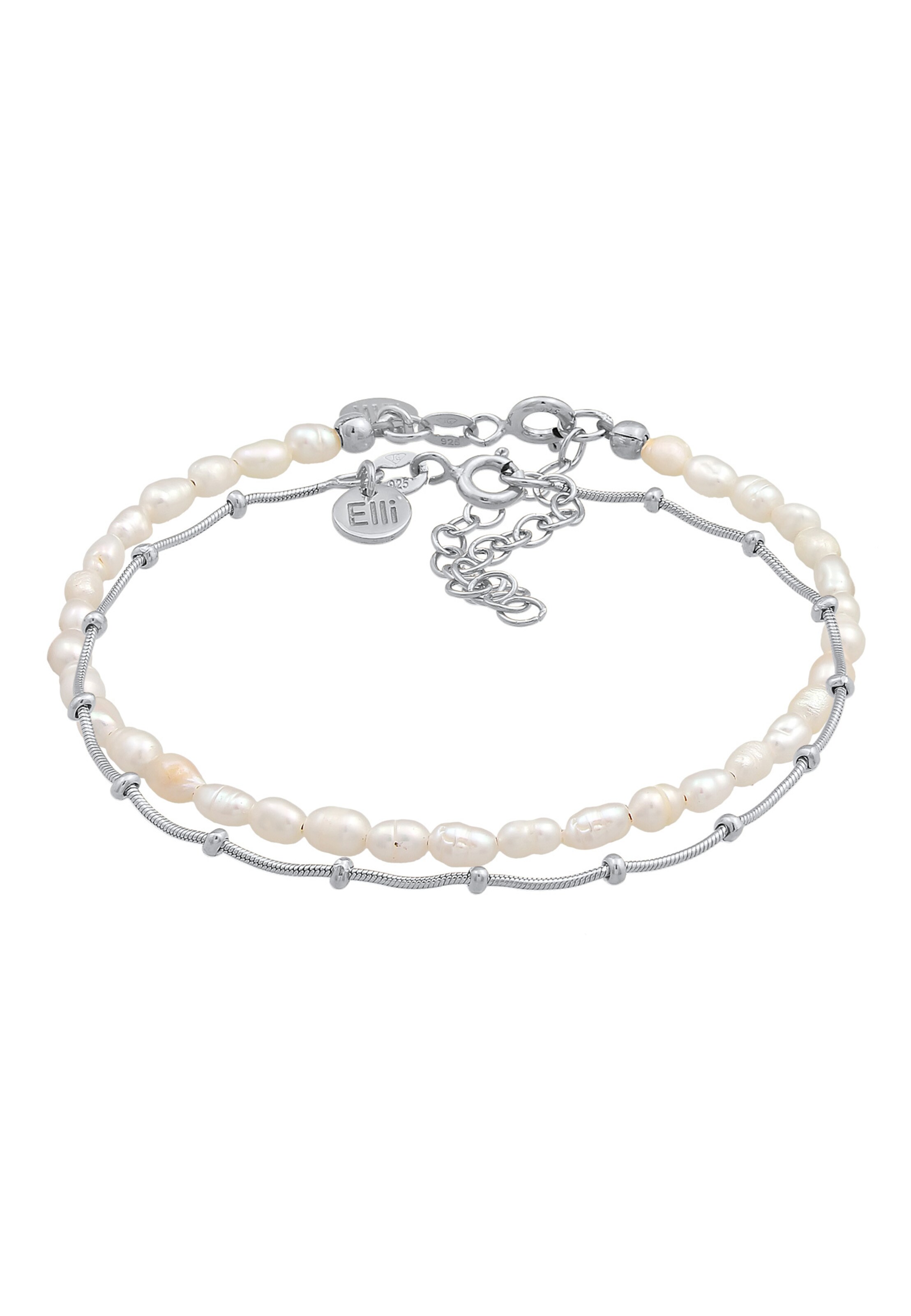 ELLI PREMIUM Armband in Silber: Vorderseite