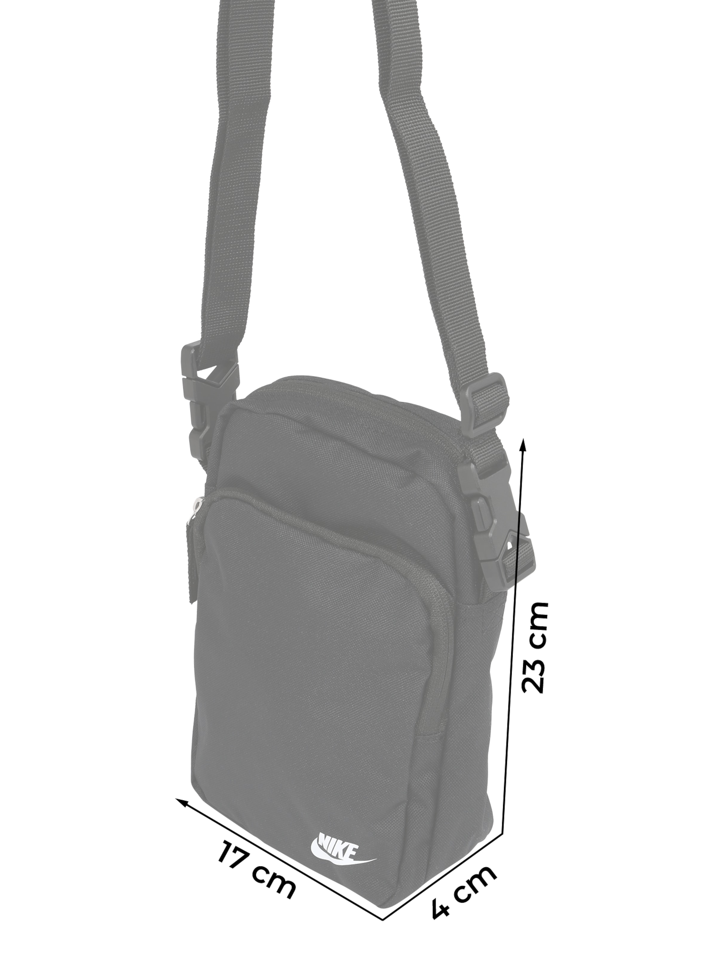 Nike Sportswear - Mala de ombro 'Heritage' em preto