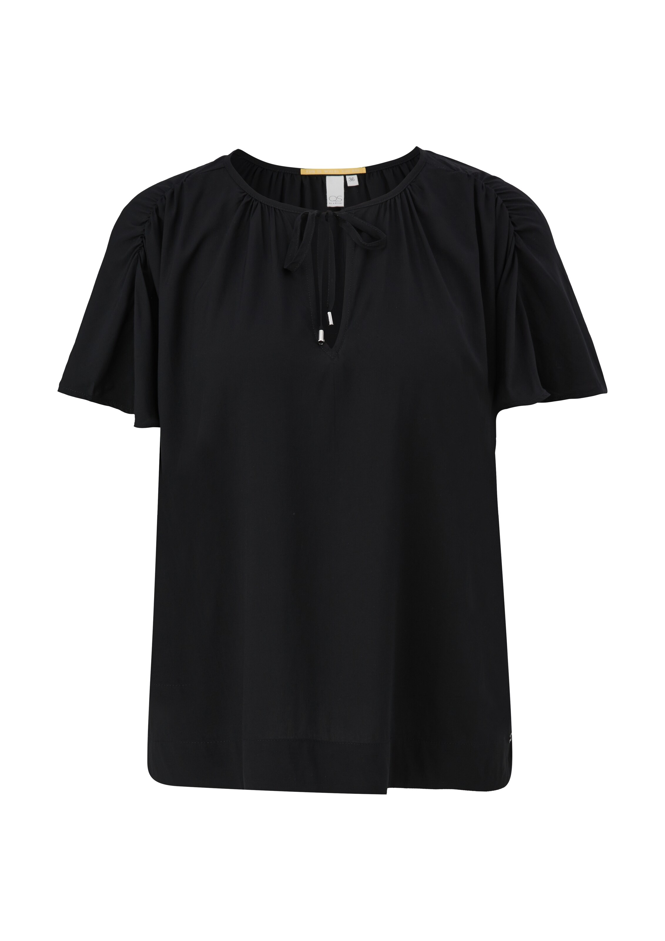 QS Blouse in Black: front