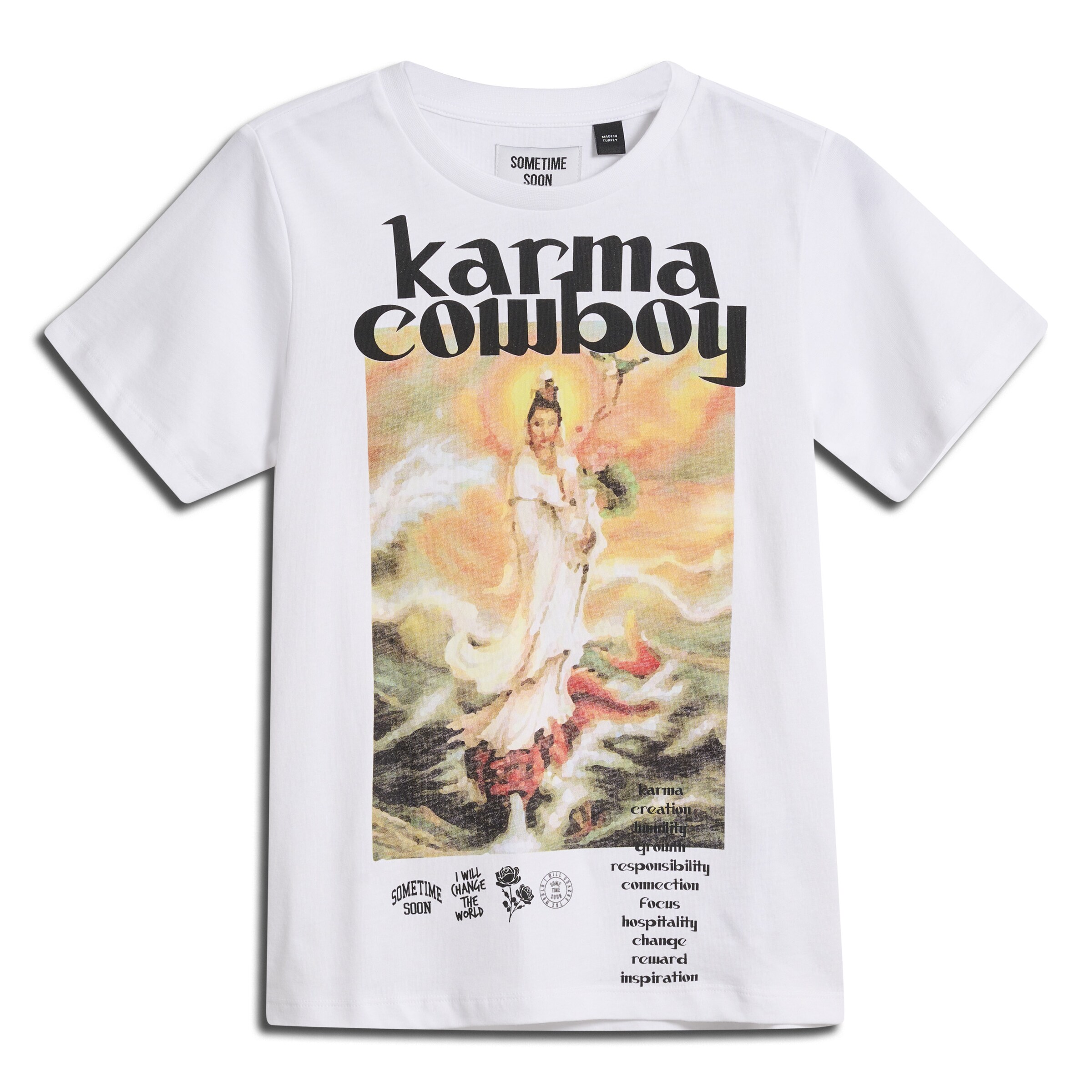 SOMETIME SOON Shirts i hvid: forside