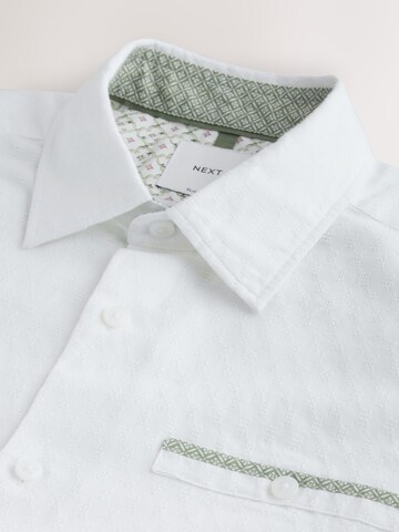 Next Slim Fit Hemd in Weiß