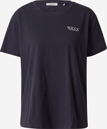 Soccx T-shirt i blå: framsida