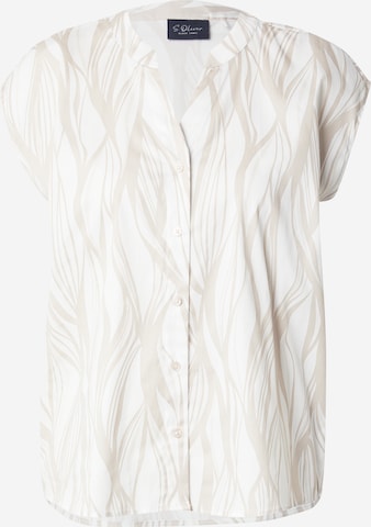 s.Oliver BLACK LABELBluza - bež boja: prednji dio