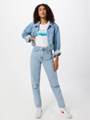 Tricou 'Graphic Jordie Tee' de la LEVI'S ® pe alb