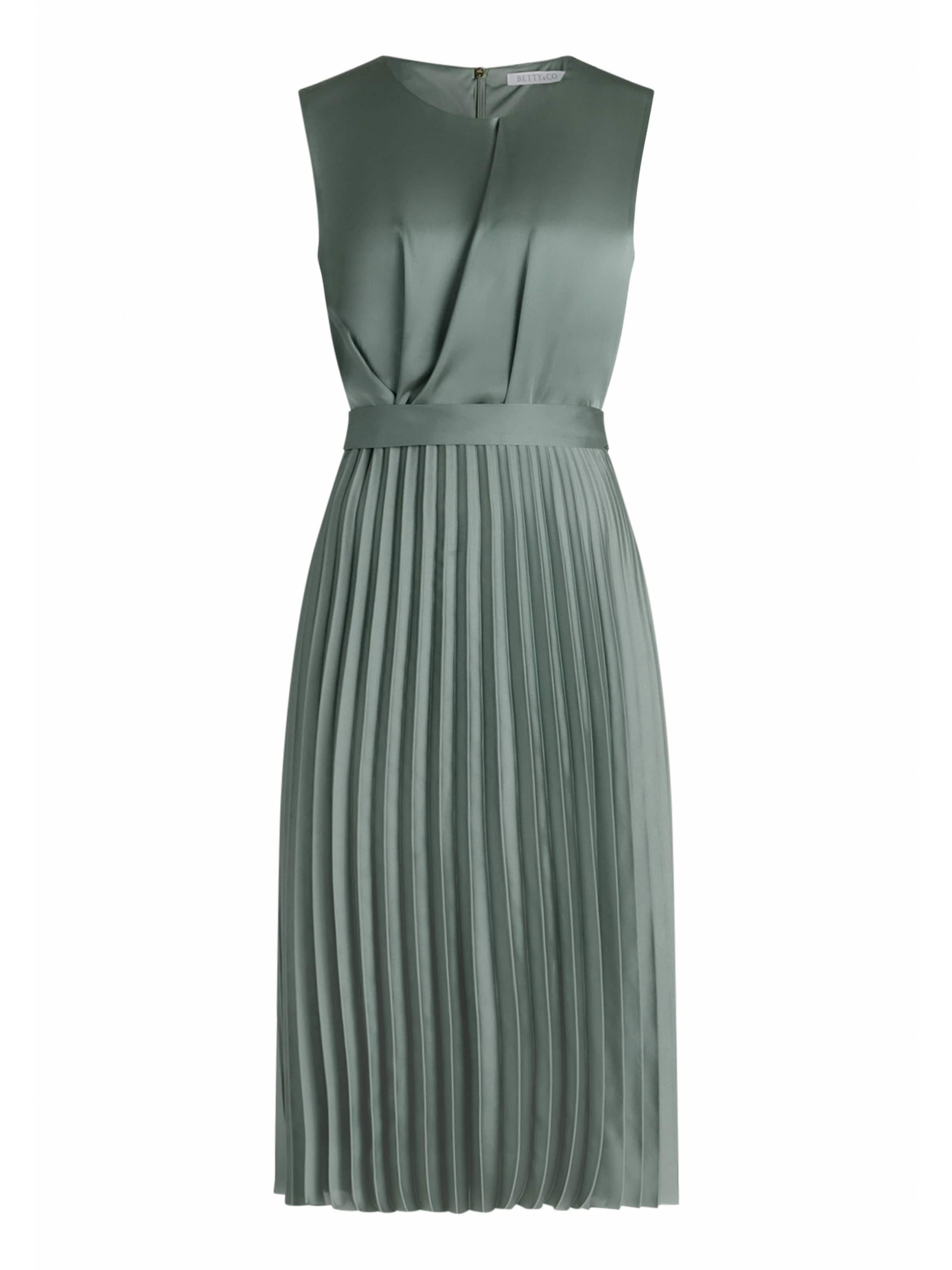 Robe de cocktail Betty & Co en vert : devant