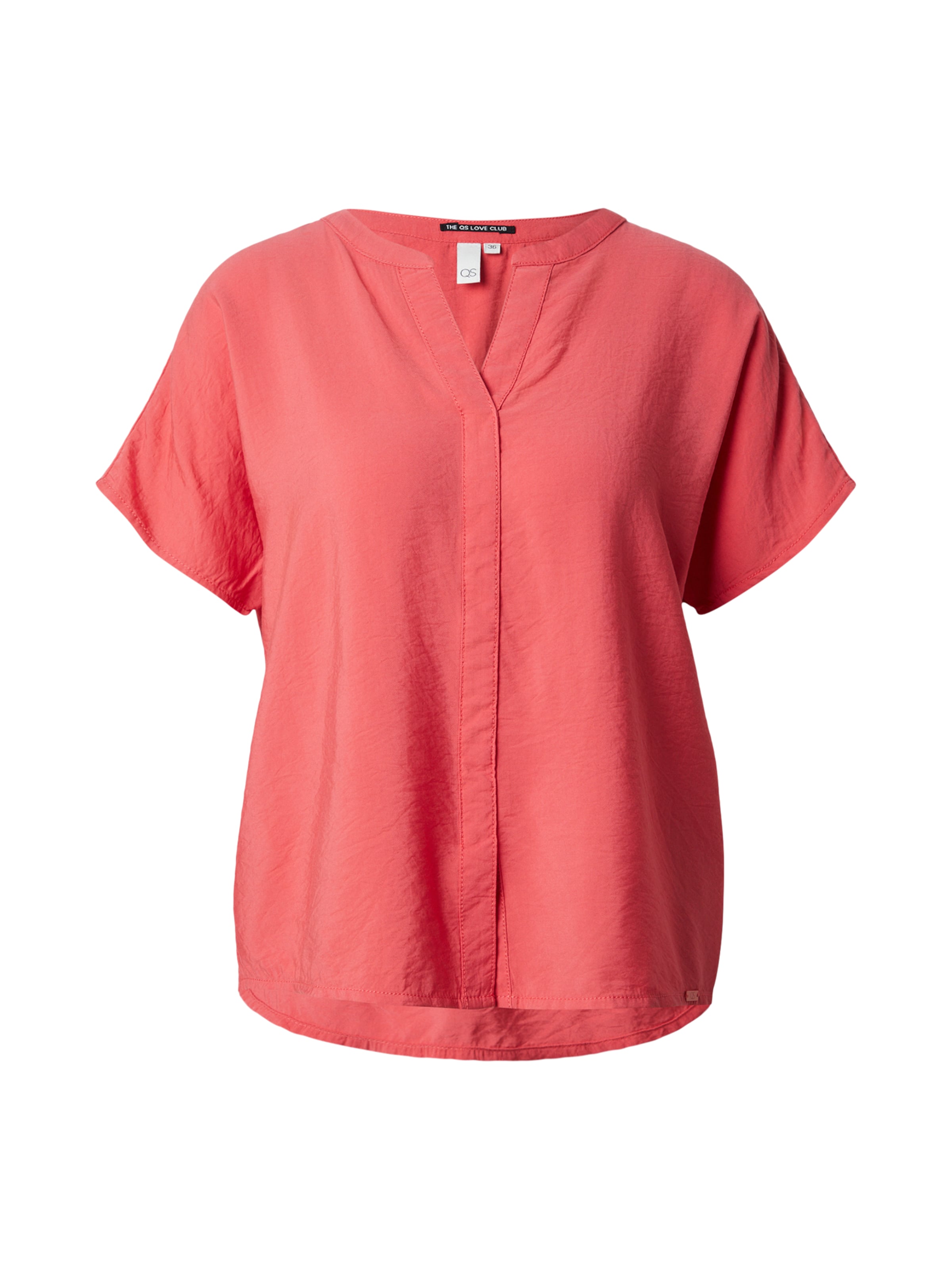 Camicia da donna di QS in rosso: frontale