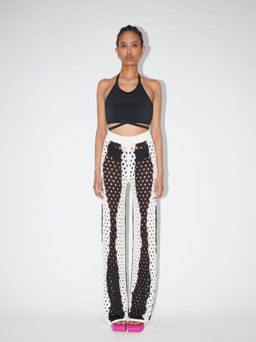 Loosefit Pantaloni 'Jaslyn' de la LeGer by Lena Gercke pe alb