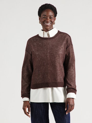 10Days Пуловер в кафяво: отпред