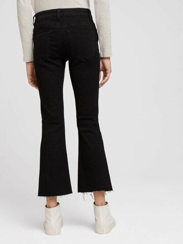 TOM TAILOR Flared Jeans 'Kate' in Schwarz