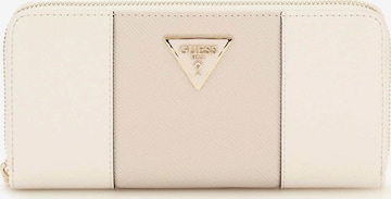 GUESS Portemonnaie 'Laurel' in Beige: Vorderseite