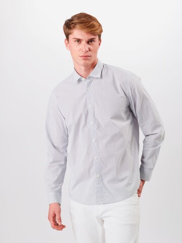 Coupe regular Chemise ESPRIT en blanc : devant