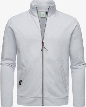 Ragwear Zip-Up Hoodie 'Miet' in Grey: front