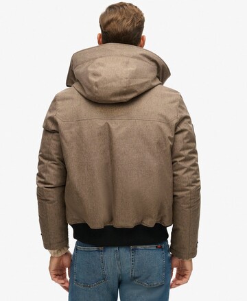 Veste mi-saison Superdry en marron