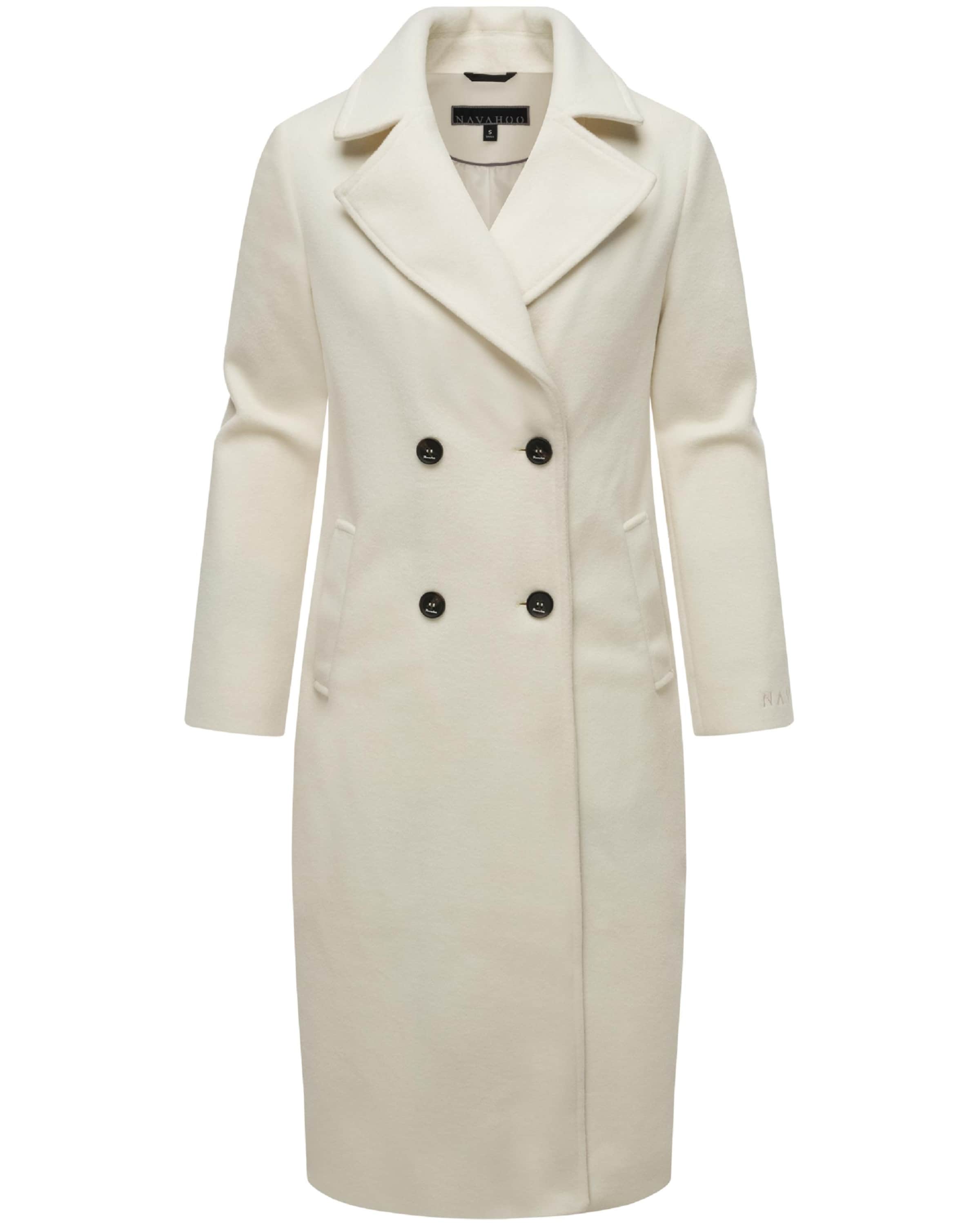 Manteau mi-saison 'Sternlein 14' NAVAHOO en blanc : devant