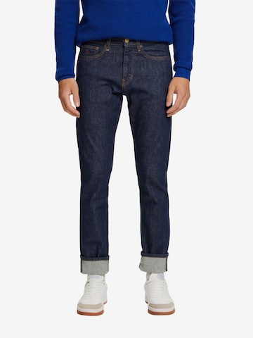 ESPRIT Slimfit Jeans in Blauw: voorkant