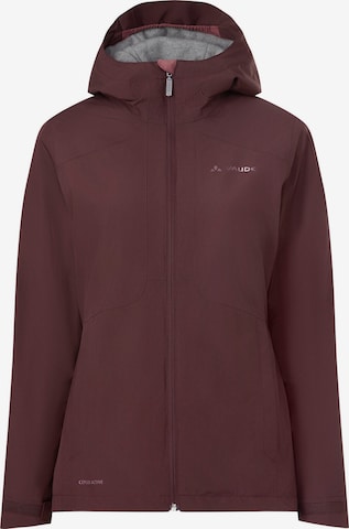 VAUDE Morkon Wool-lined Jacket in Rot: Vorderseite