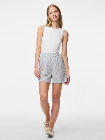 PIECES Regular Broek 'PCEmma' in Blauw
