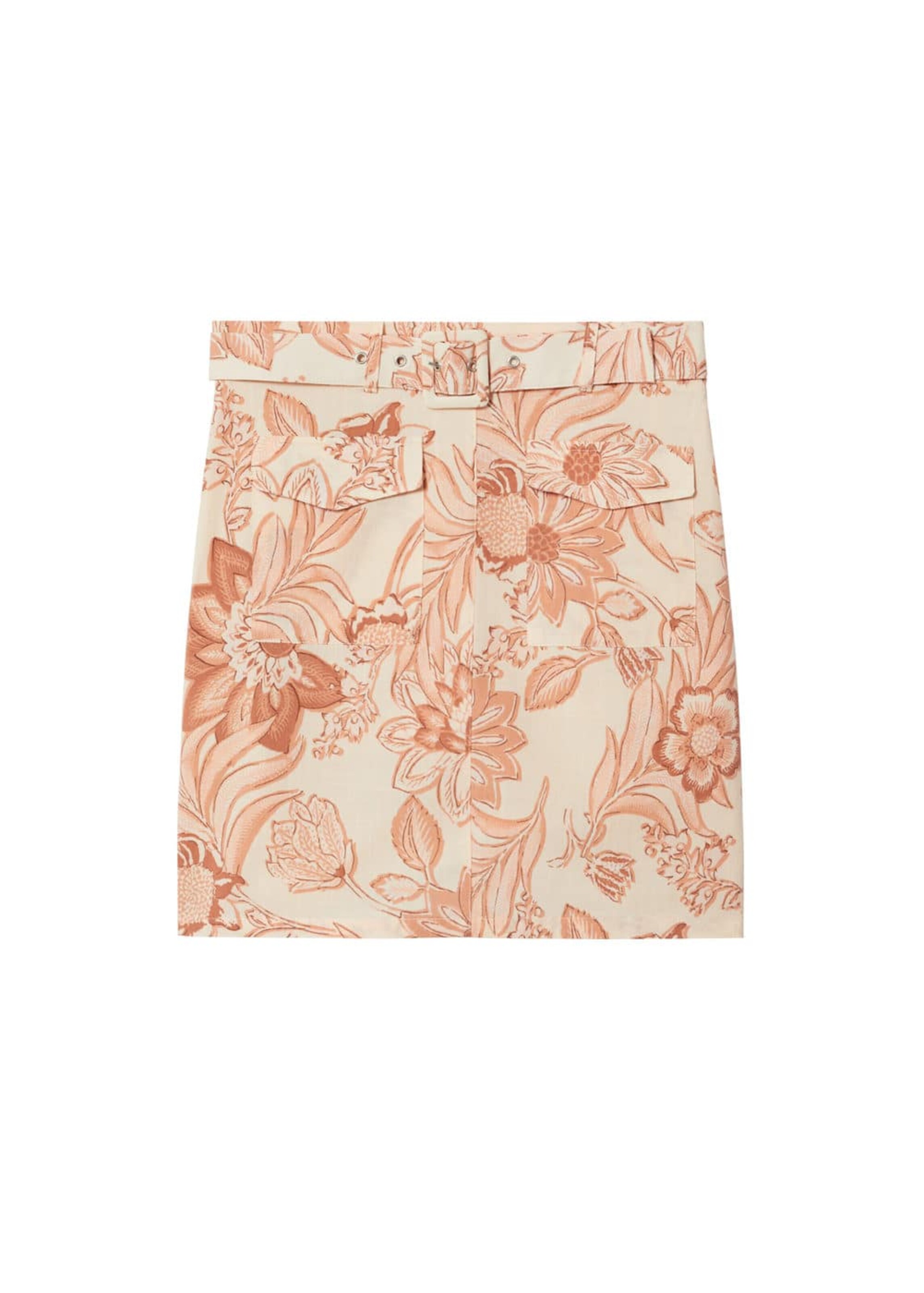 Gonna 'martina' di MANGO in colori misti: frontale