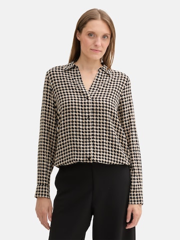 TOM TAILOR Blouse in Beige: voorkant