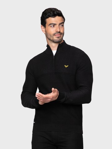 Threadbare Pullover 'Knipe' in Schwarz: Vorderseite