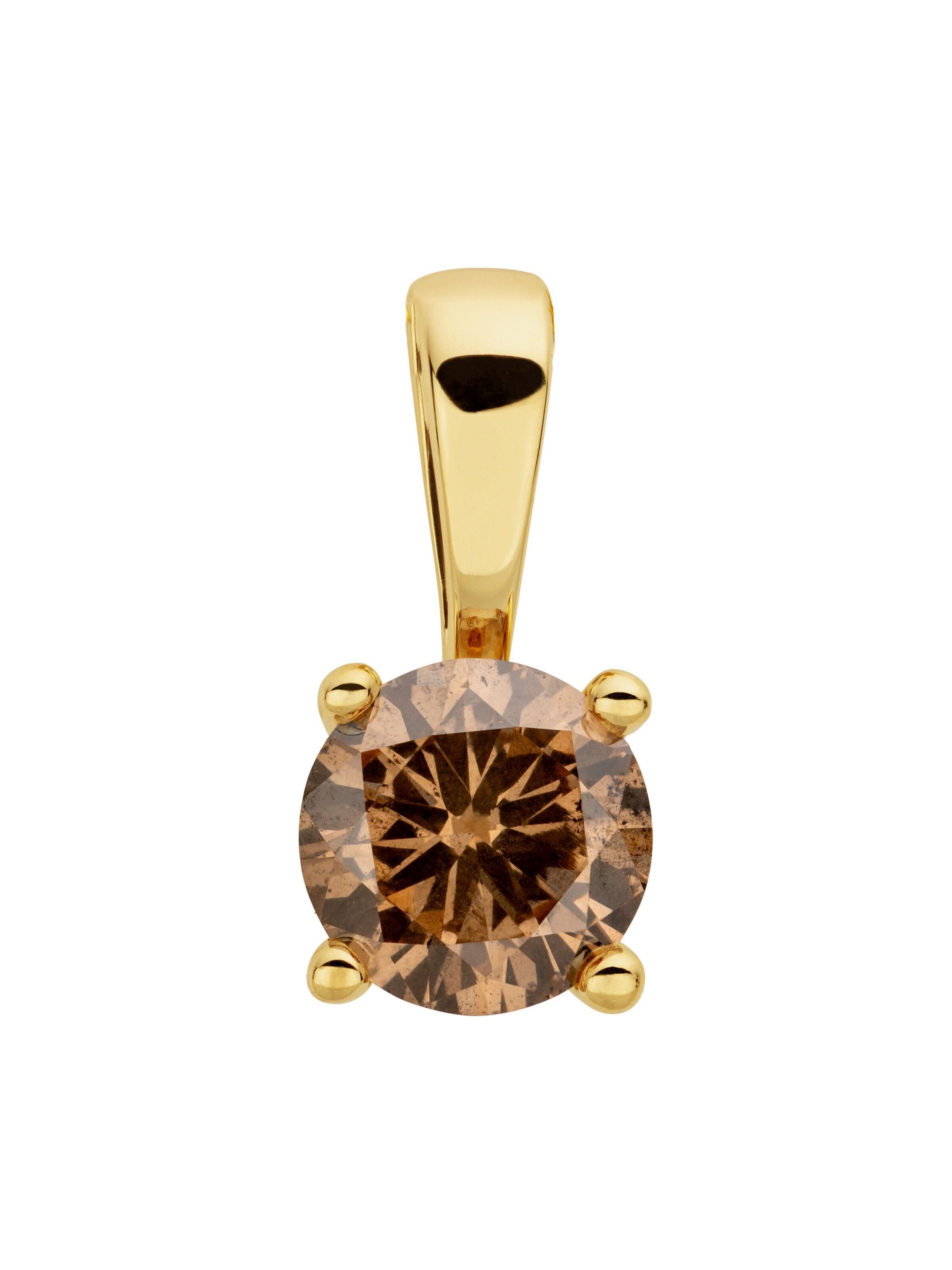 Pendentif Orolino en jaune : devant