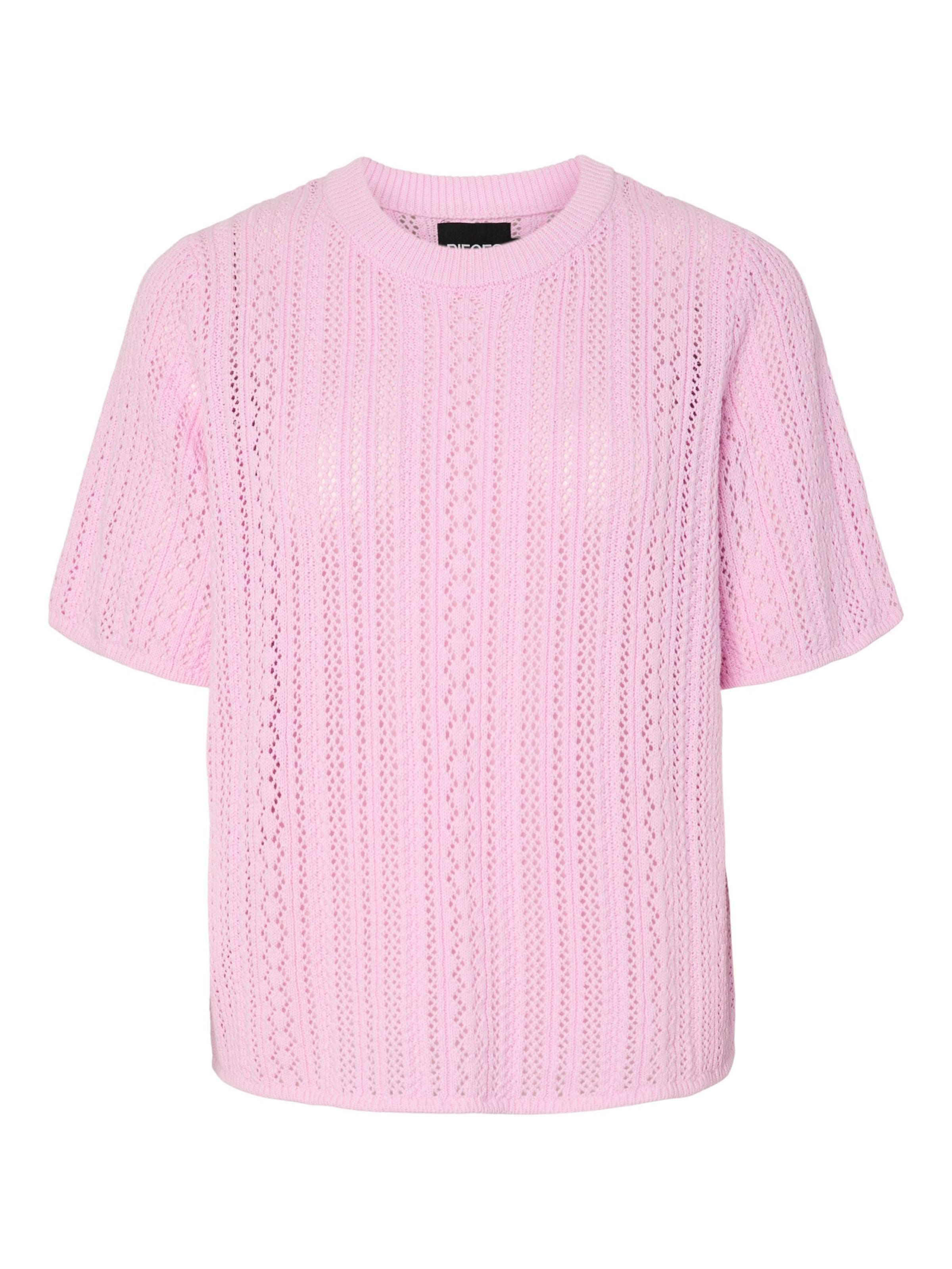 Pullover 'PCNuka' di PIECES in rosa: frontale