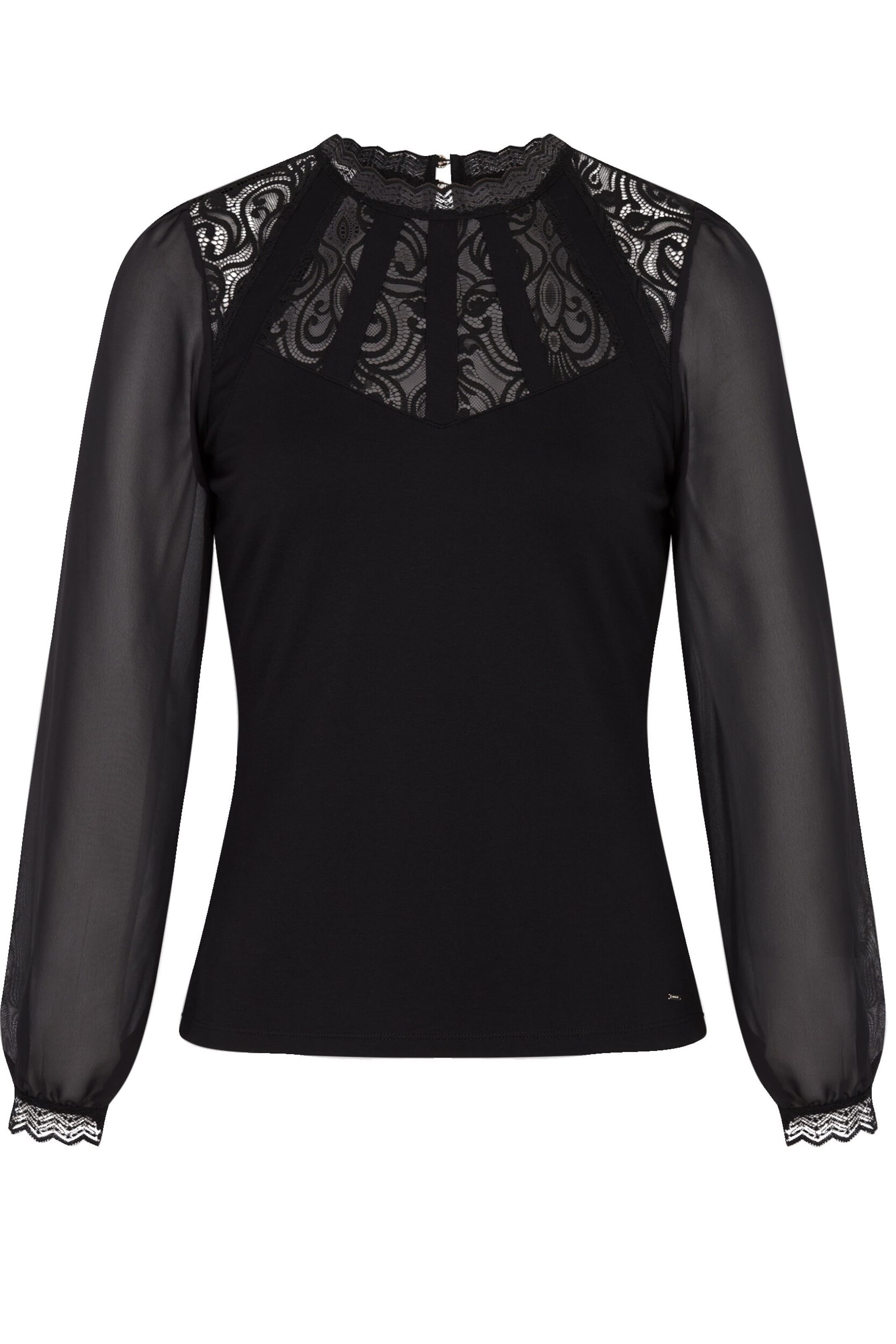 Morgan Bluse 'TEMINI' in Schwarz: Vorderseite