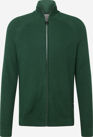 TOM TAILOR DENIM Knit Cardigan in Green: front